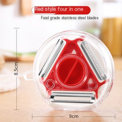 3-in-1 Rotating Peeler & Grater